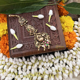 Vriksham Antique Manga Tikka 1 Gram Gold Maang Tikka-G20342